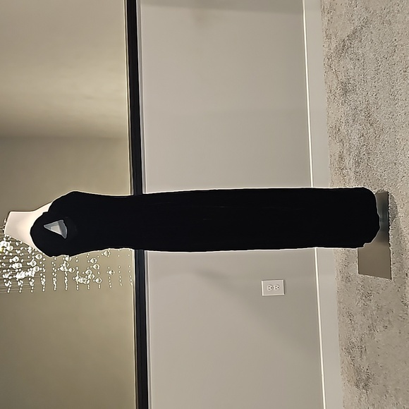 Bridal Originals Bridesmaid Vintage Black Velvet Sweetheart Dress Size 11/12 - Picture 5 of 15